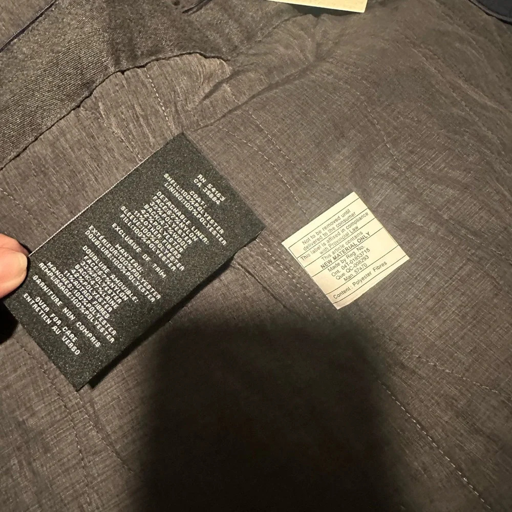 Cole Haan Men's Nylon Trench Rain Coat NWT size small - Picture 6 of 6